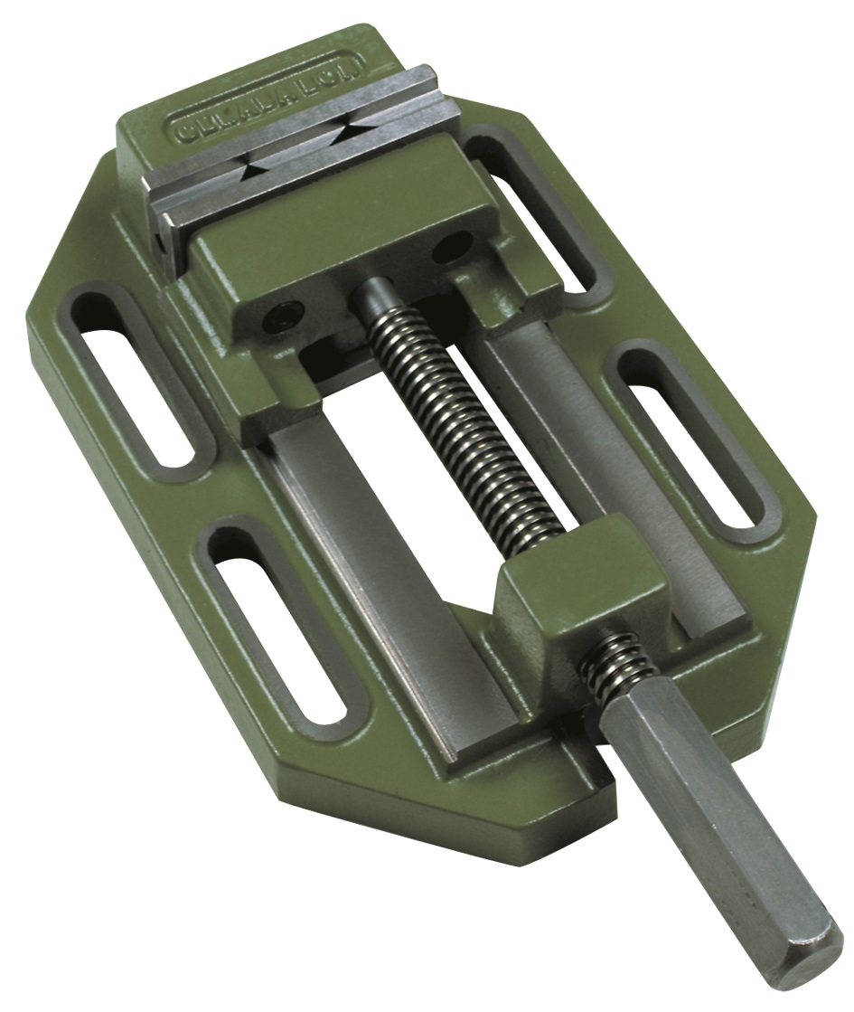 Bon Maschinenschraubstock grün